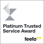 Feefo Platinum Trusted Service Award